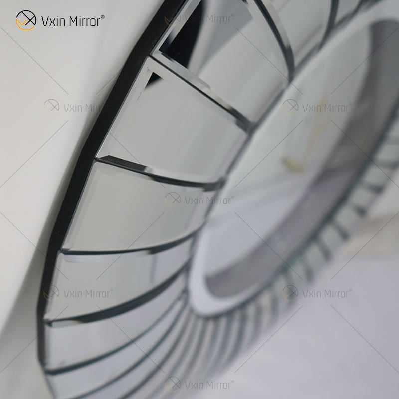 mirror clock wall decor зеркальный декор стены такта