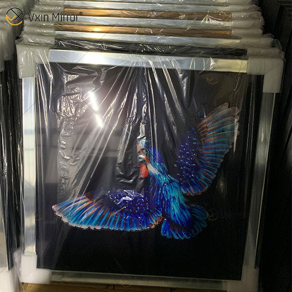 shadow box crystal wall art Arte da parede de cristal da caixa de sombra