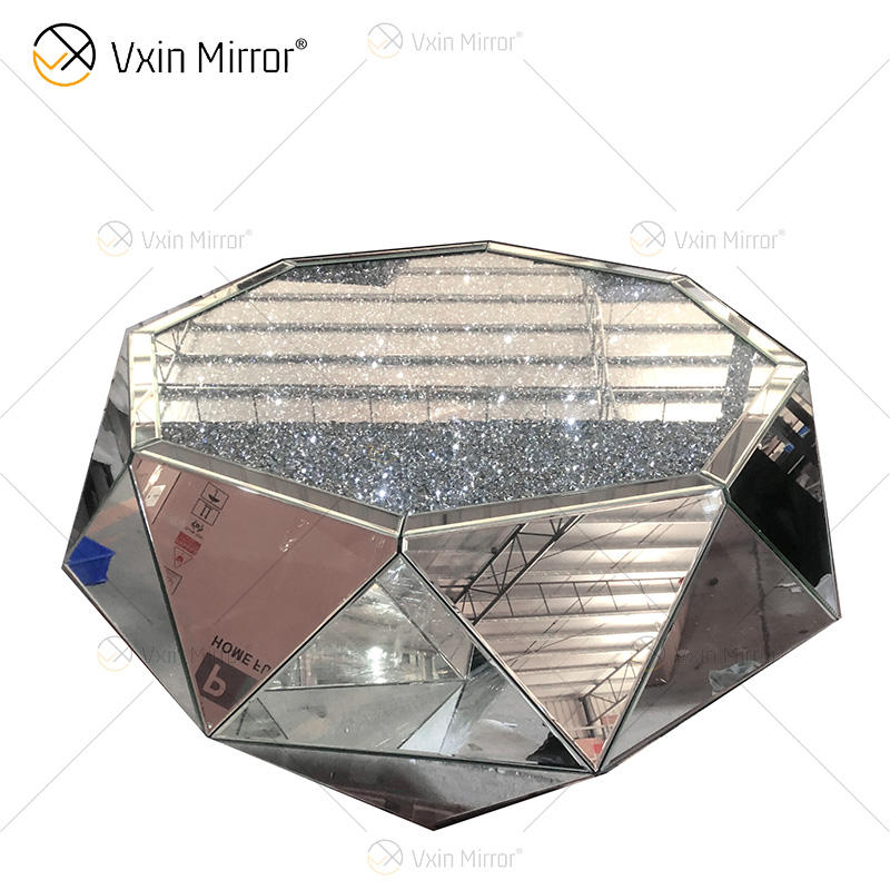 mirrored center table Spiegeltem Mitteltisch