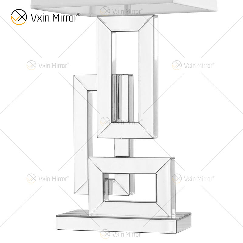 chrome table lamp Хромированная настольная лампа