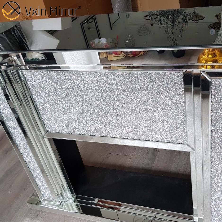 crushed crystal fireplace измельченный хрустальный камин
