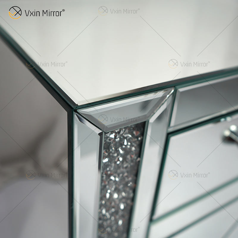 hayworth mirrored nightstand Хейворт зеркала тумбочка