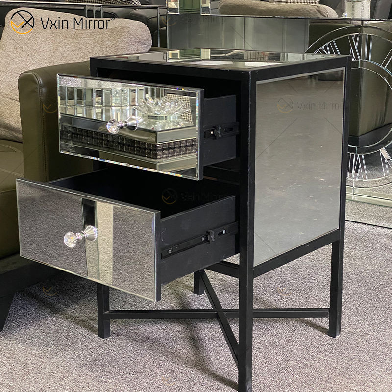 mirror night stands Зеркальная ночь стоит