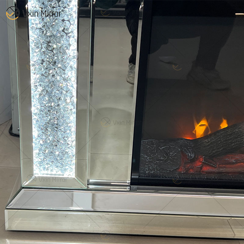 mirror fireplace موقد المرآة