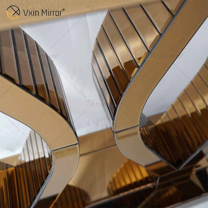 mirrored tables mesas espelhadas