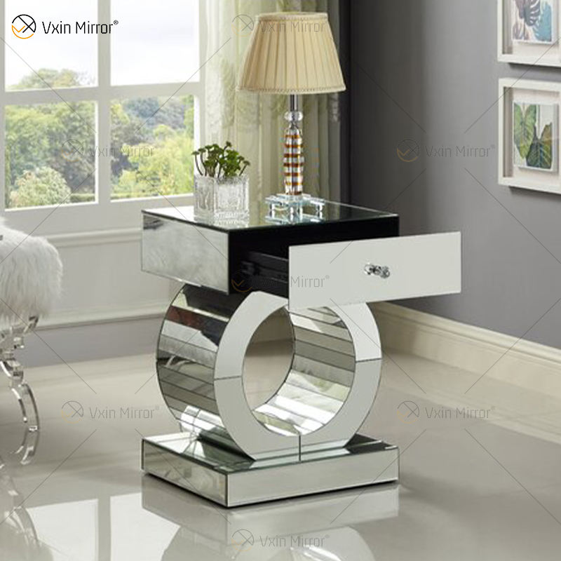 bed side table mirror مرآة طاولة جانب السرير