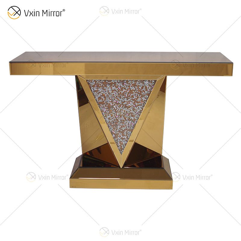 brown vanity table طاولة الغرور البني
