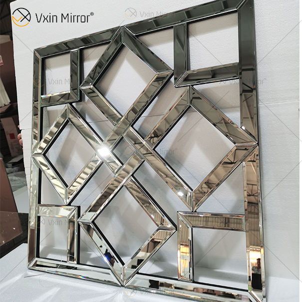 crate and barrell mirror قفص ومرآة باريل