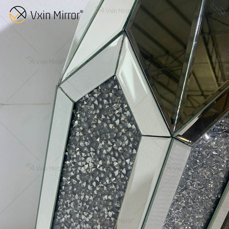 bedside mirrored table mesa con espejo