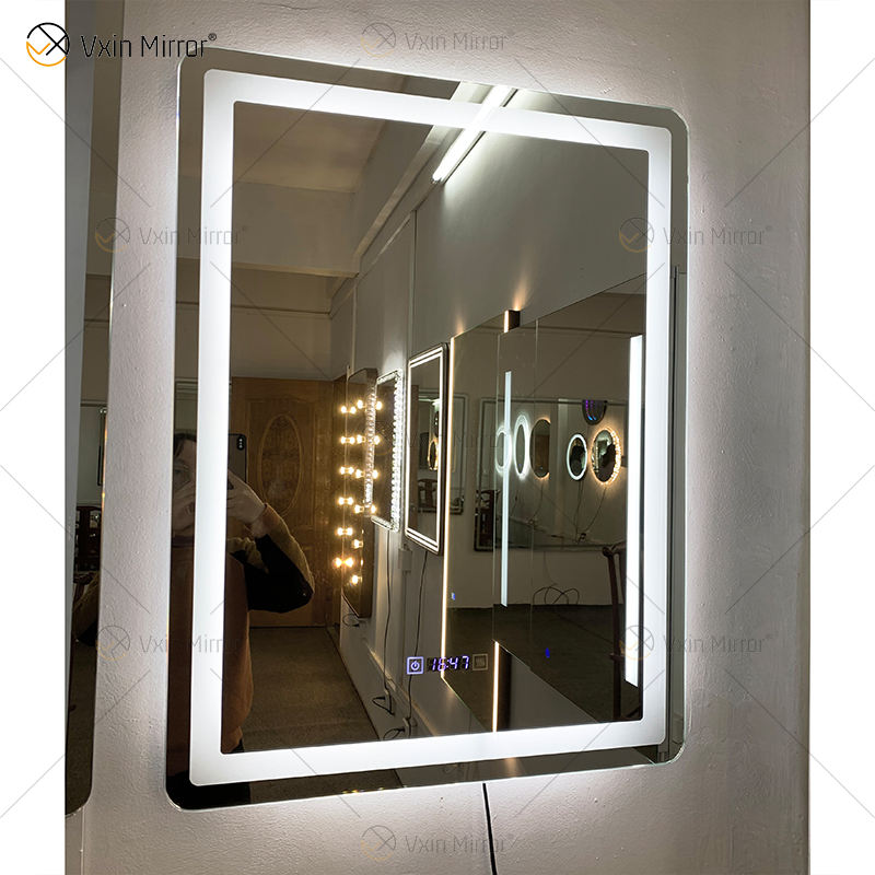 led bathroom mirror large Светодиодное зеркало в ванной