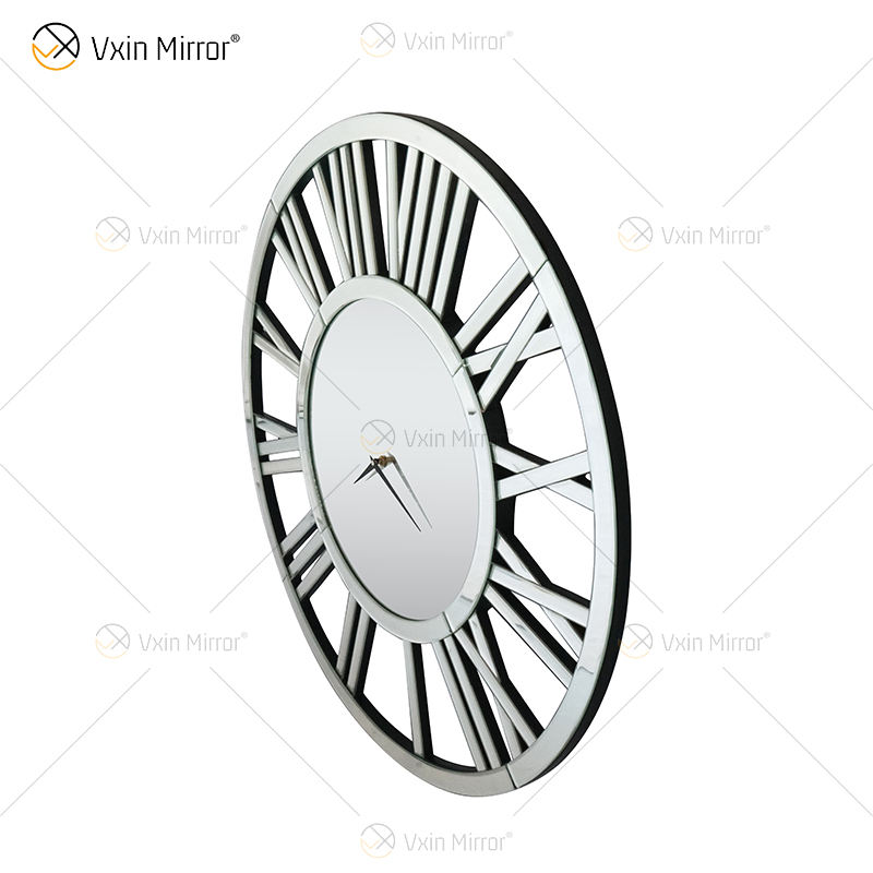 mirror clock wall decor зеркальный декор стены такта