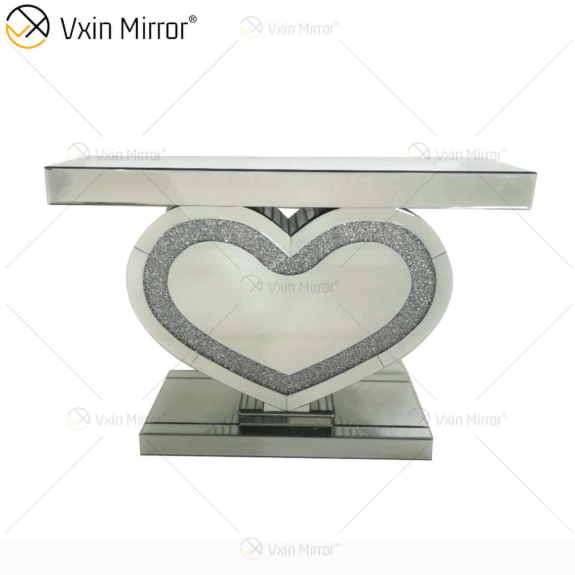 gold mirrored console table Tabela de console espelhado em ouro