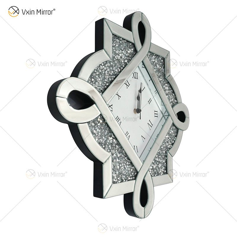 decorative mirror wall clock relógio de parede de espelho decorativo