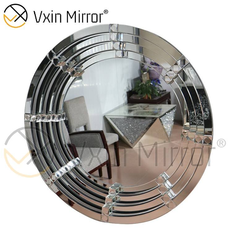 large round wall mirror großer runder Wandspiegel