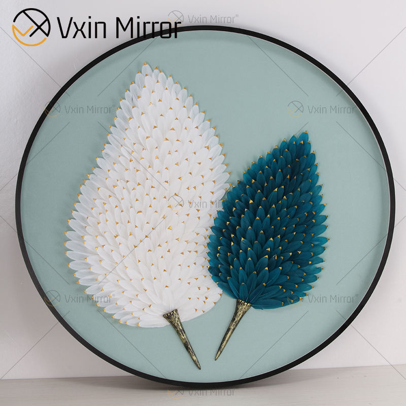 crystal flowers acrylic wall art Kristallblüten Acrylwandkunst