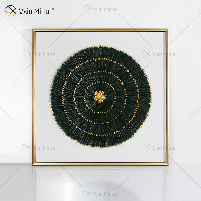 west elm capiz wall art crystal formation Formação de cristal de arte da parede de West Elm Capiz