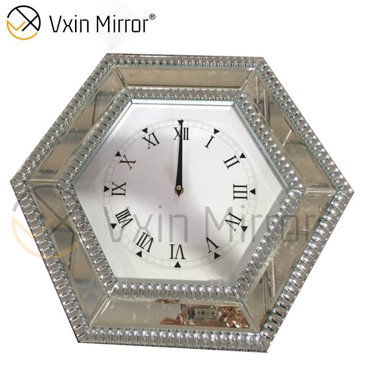 mirrored wall clocks Relógios de parede espelhados