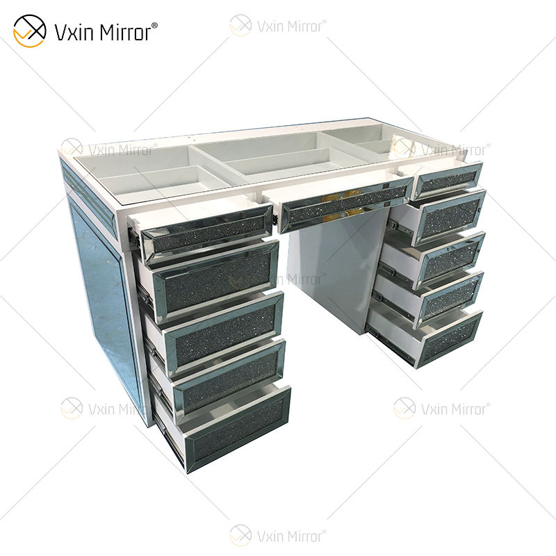 vanity mirrored table Тщеславный зеркальный стол