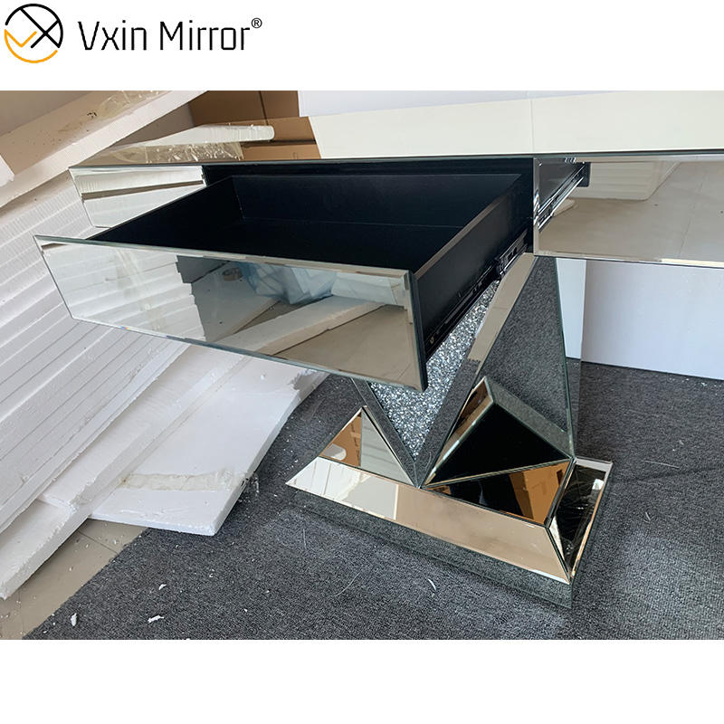console table with back جدول وحدة التحكم مع الظهر