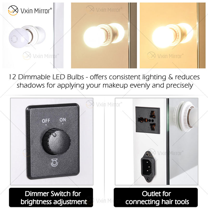 led mirror light luz del espejo LED