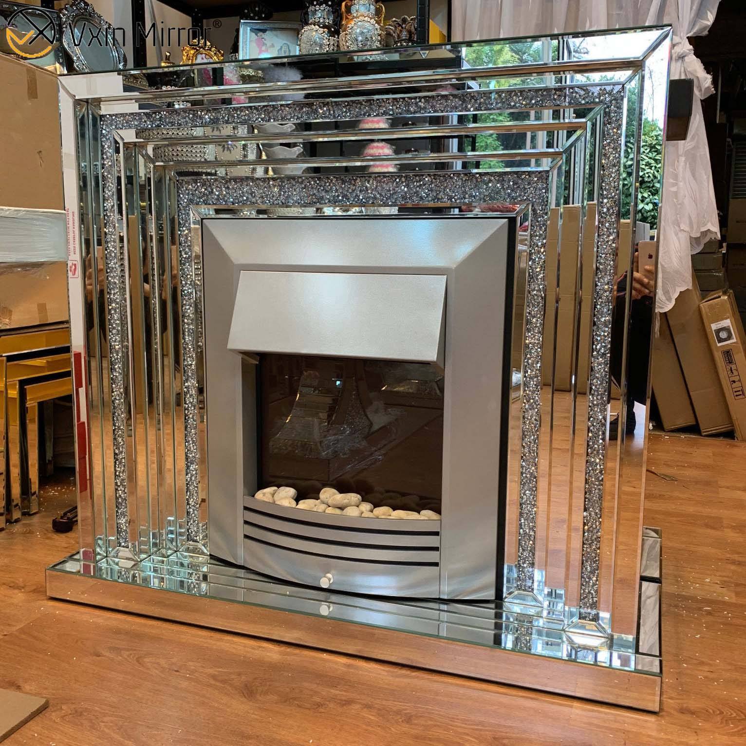 fireplace with diamonds الموقد مع الماس