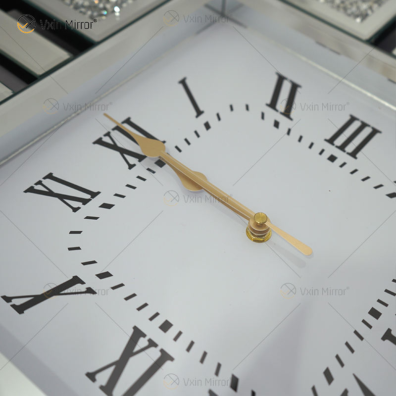 mirror clock wall decor зеркальный декор стены такта