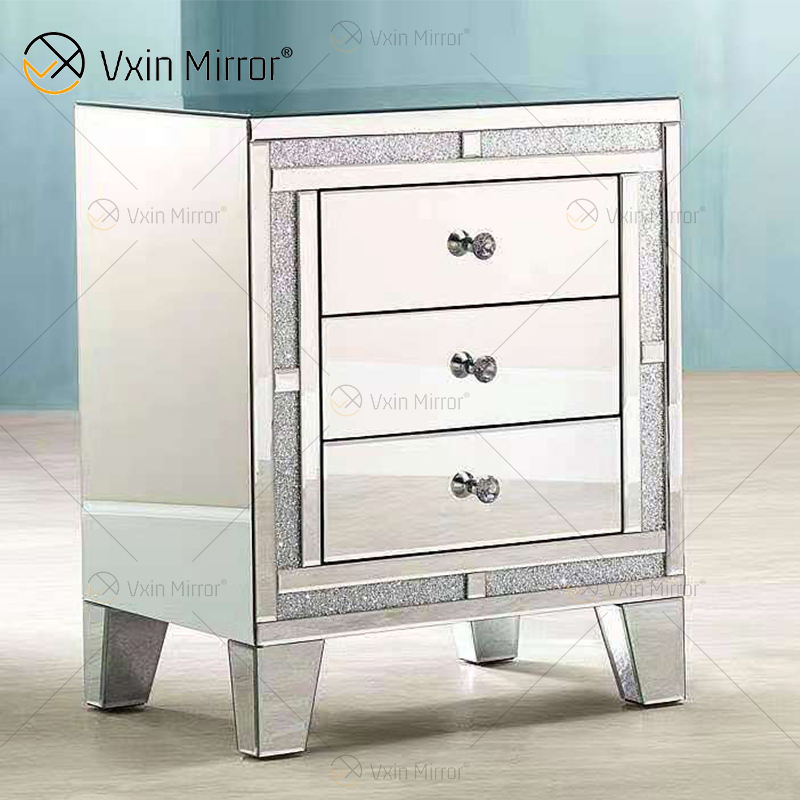 crystal mirror nightstand Кристаллическое зеркало