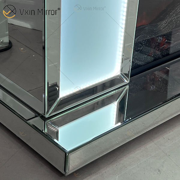 crushed diamond fireplace مدفأة الماس المسحوق