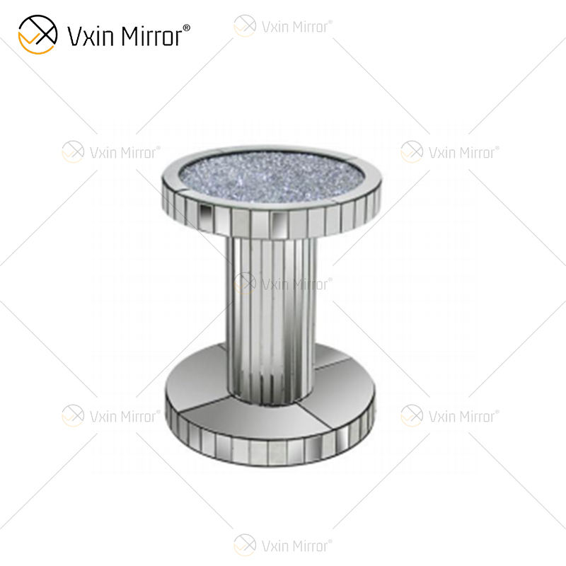 round glass top coffee table طاولة القهوة الزجاجية الدائرية