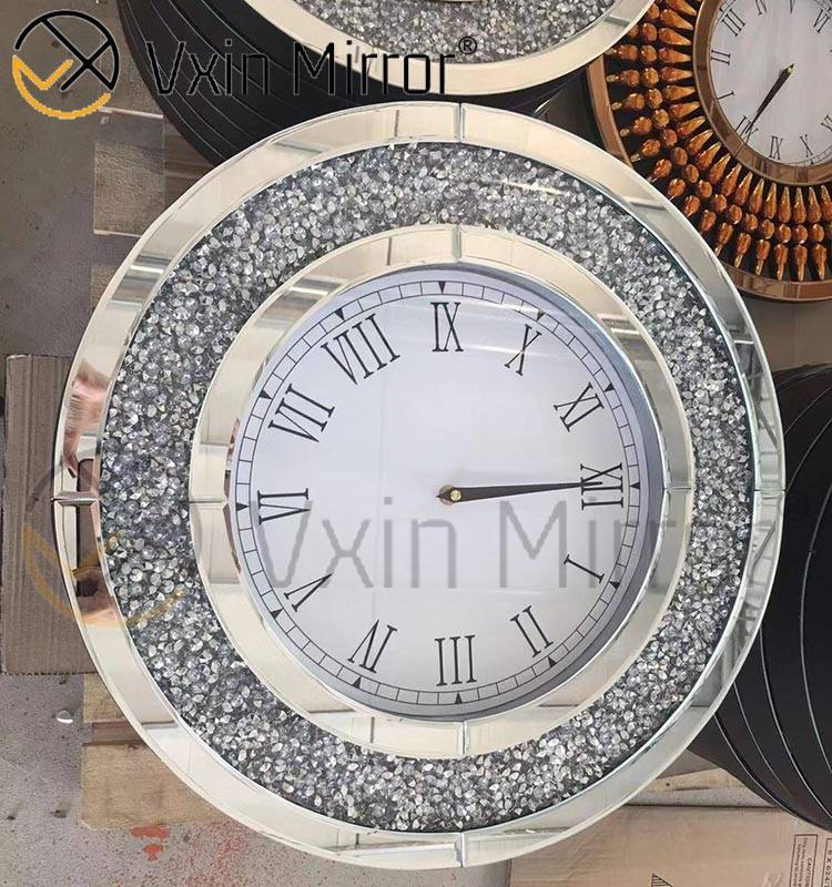 3d mirror wall clock 3D зеркало настенные часы