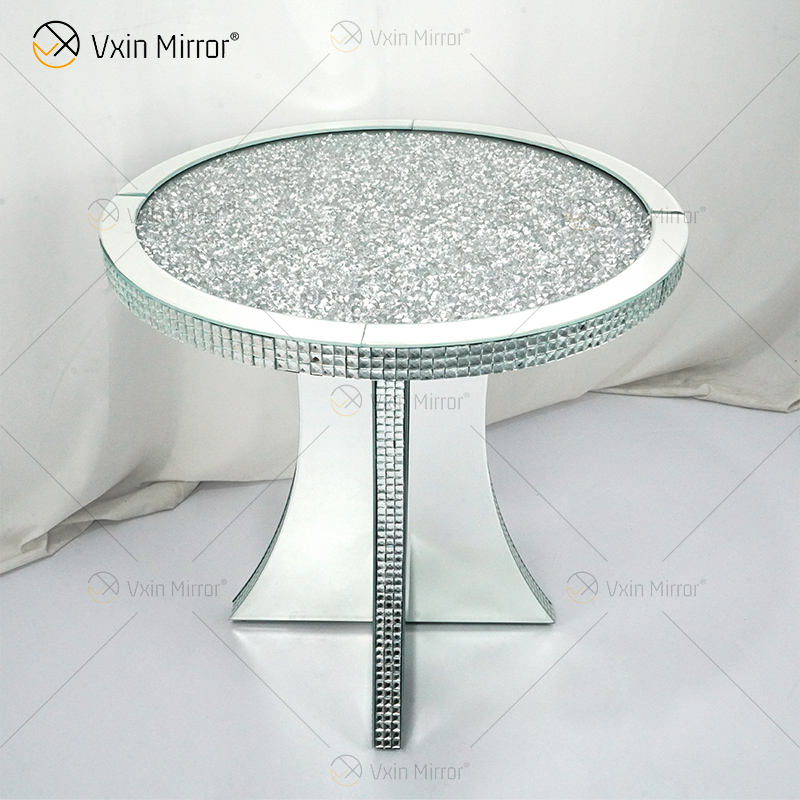 modern mirrored coffee table mesa de café con espejo moderna