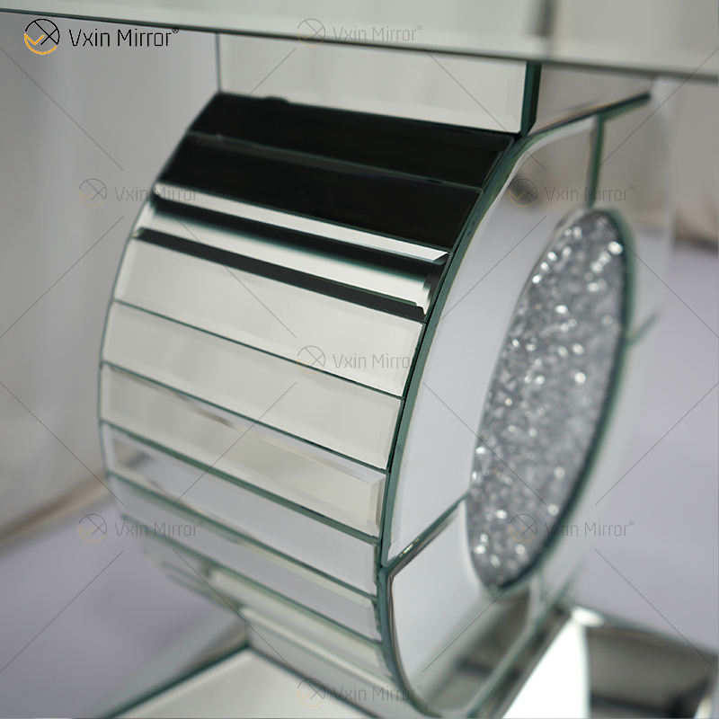 mirrored side table зеркальный боковой стол