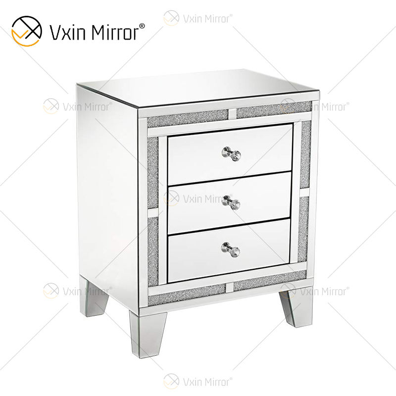 diy mirror nightstand DIY зеркальный тумбочка