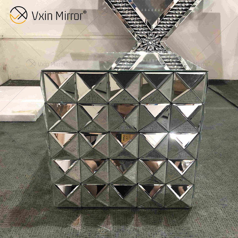 mirror side tables mesas de espejo