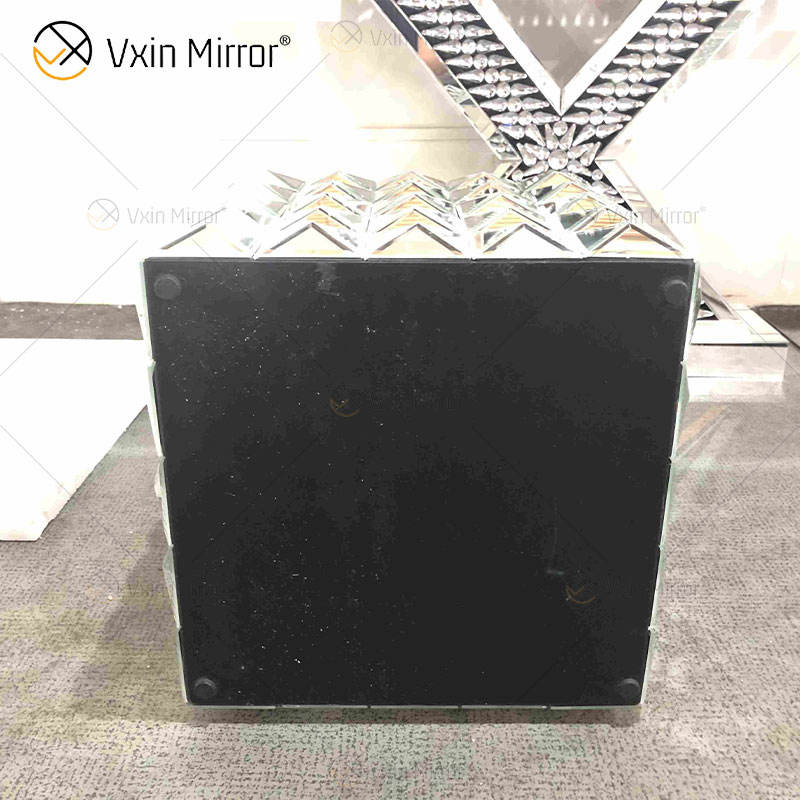 mirrored bedside table mesita de noche con espejo