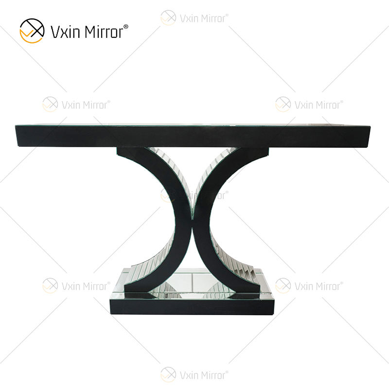 entryway table and mirror mesa de entrada e espelho