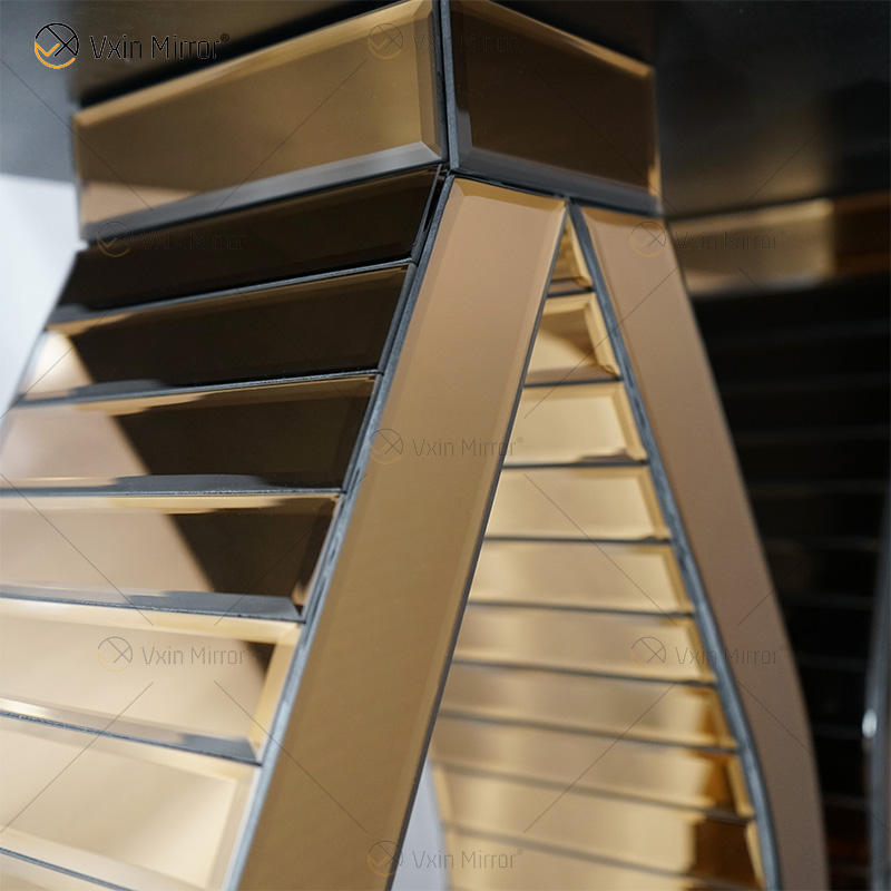 mirrored console console espelhado