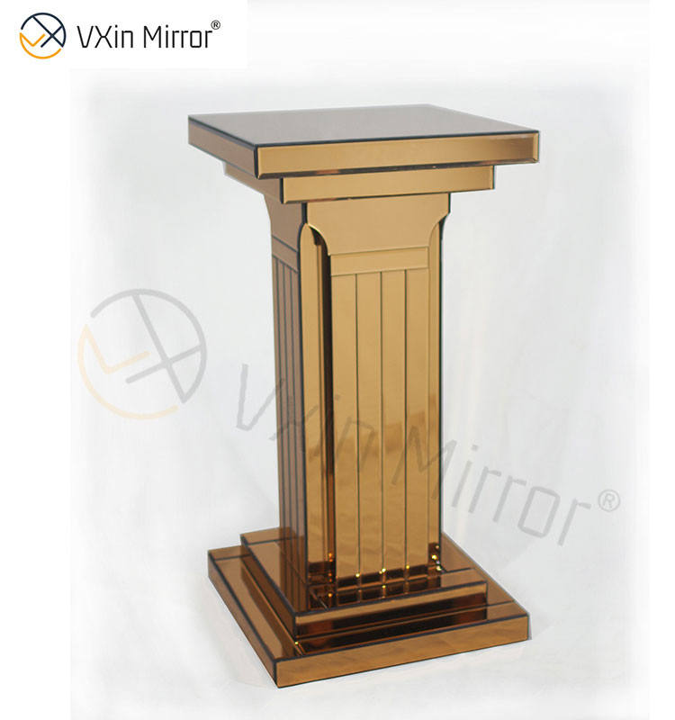 antique mirror side table mesa lateral de espelho antigo
