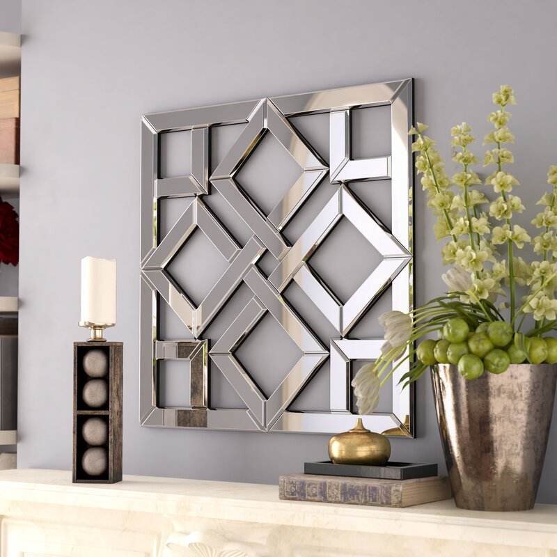 decorative round wall mirror مرآة جدار مستدير ديكور