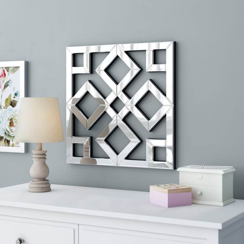 living room mirror wall decor غرفة المعيشة ديكور جدار مرآة