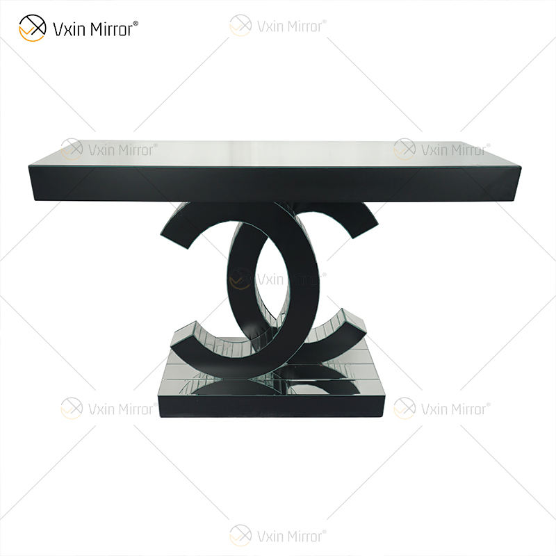 pier 1 mirrored side table Mesa lateral espelhada do píer 1
