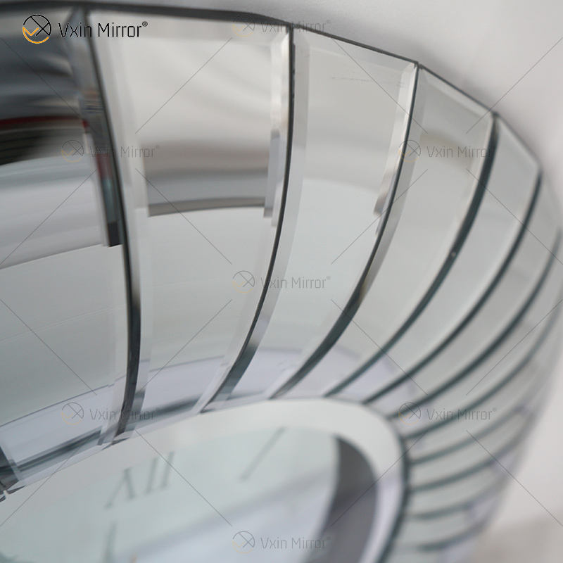 mirror image wall clock зеркальное изображение настенные часы