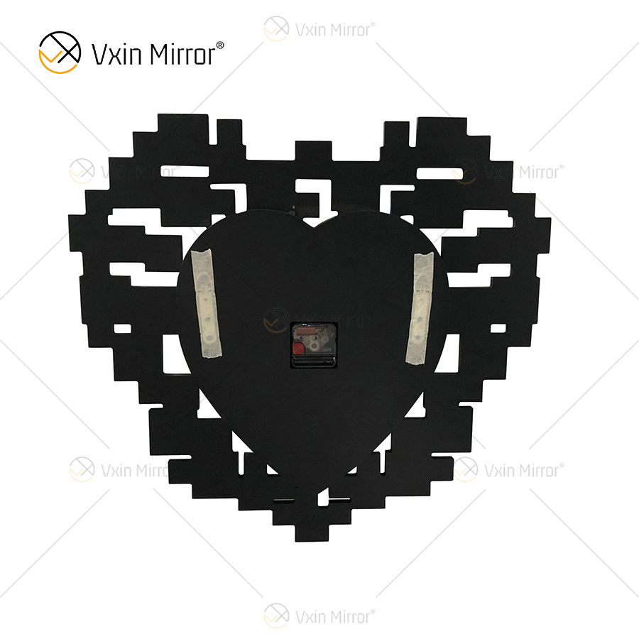 large mirror wall clock relógio de parede de espelho grande