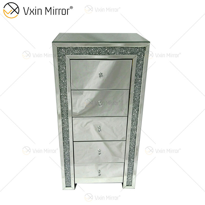 modern mirror side table mesa auxiliar de espejo moderno