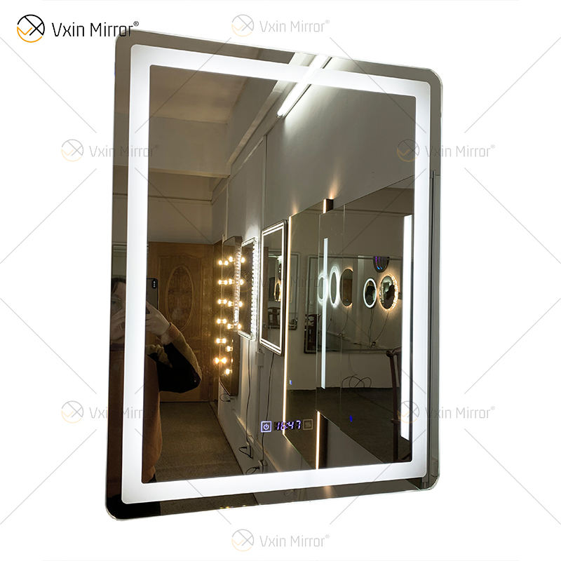 large led bathroom mirror Большое светодиодное зеркало в ванной комнате