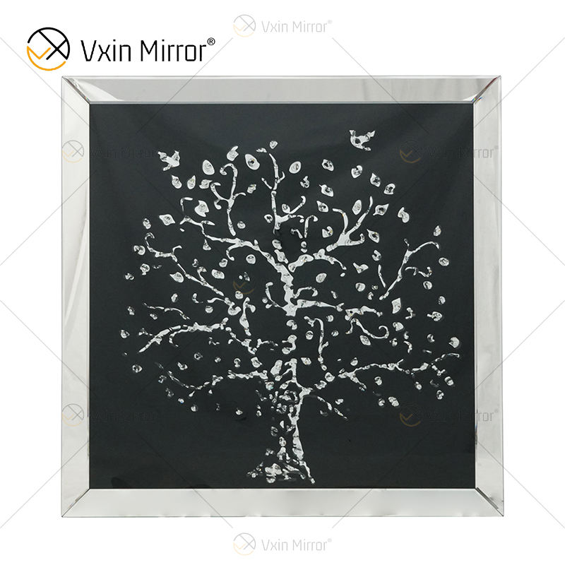 crystal glass wall art Kristallglaswandkunst