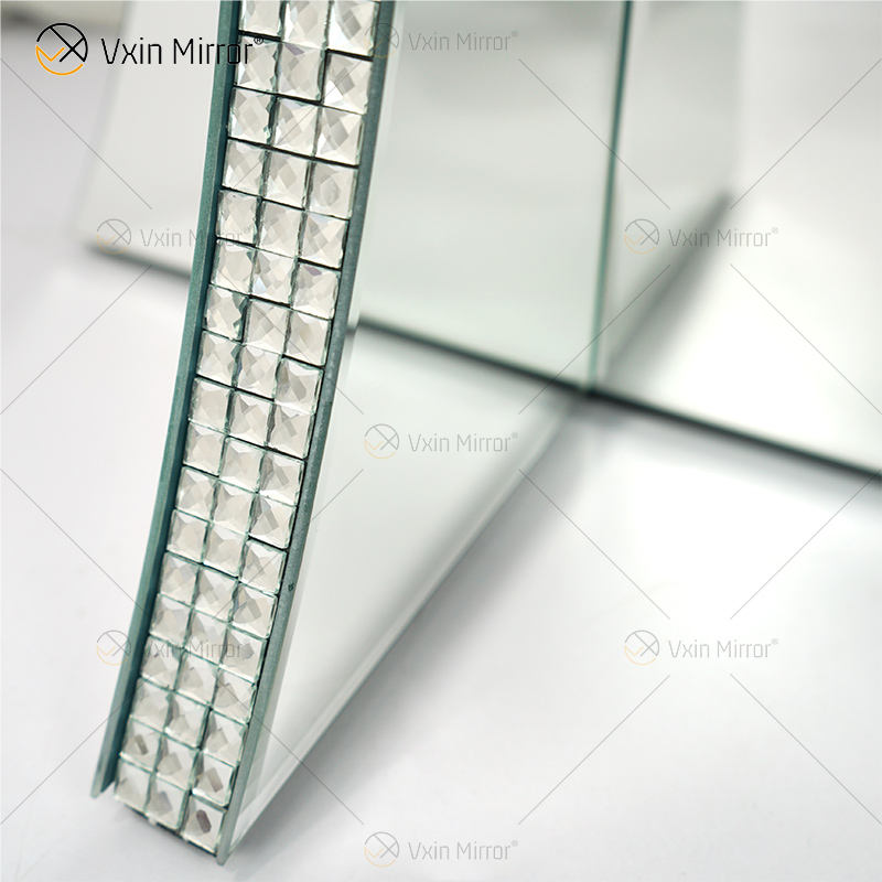 mirrored table top mesa con espejo