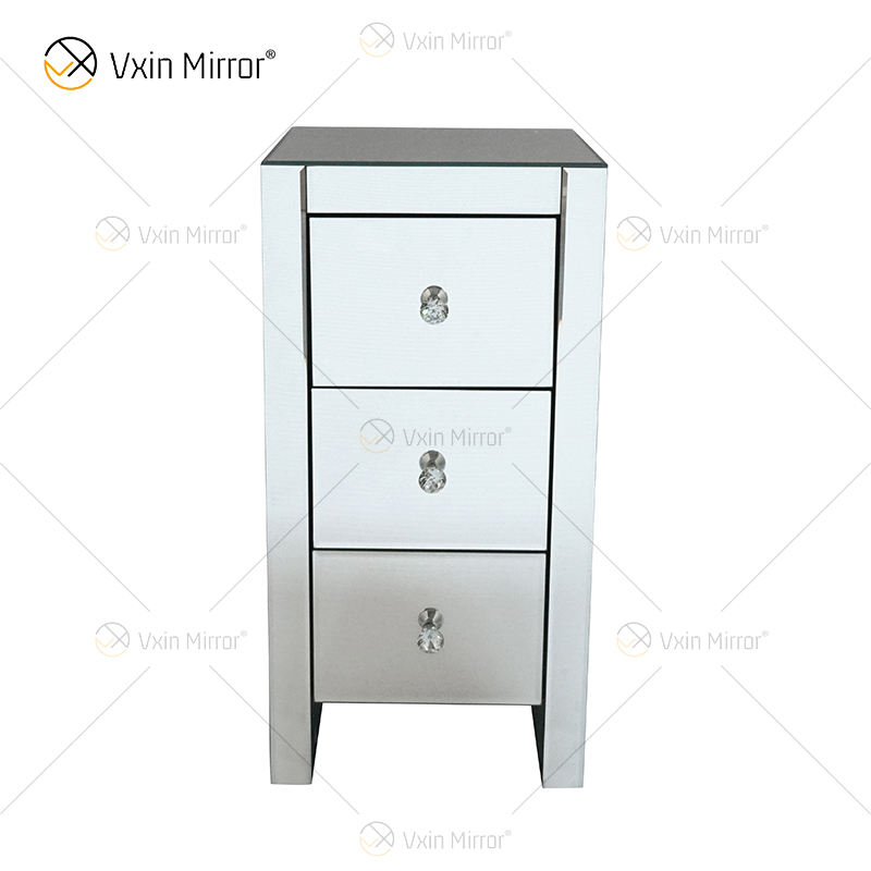 bedside table with mirror طاولة السرير مع المرآة