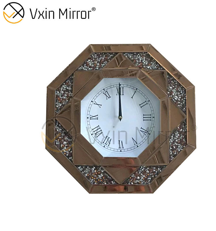 decorative mirror wall clock Декоративные зеркальные настенные часы