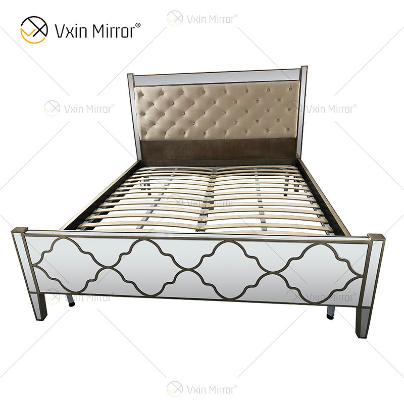 mirror bed frame marco de la cama espejo